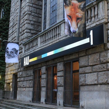 Frontansicht des Hebbel am Ufer HAU1 in Berlin. Frontansicht des Hebbel am Ufer HAU1 in Berlin.